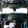 Old School airline cockpit. The good ol days