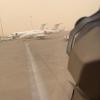 In ME as a sand storm hits