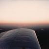 Sunset in a PA28-180