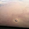 Winslow AZ crater site from 38000ft